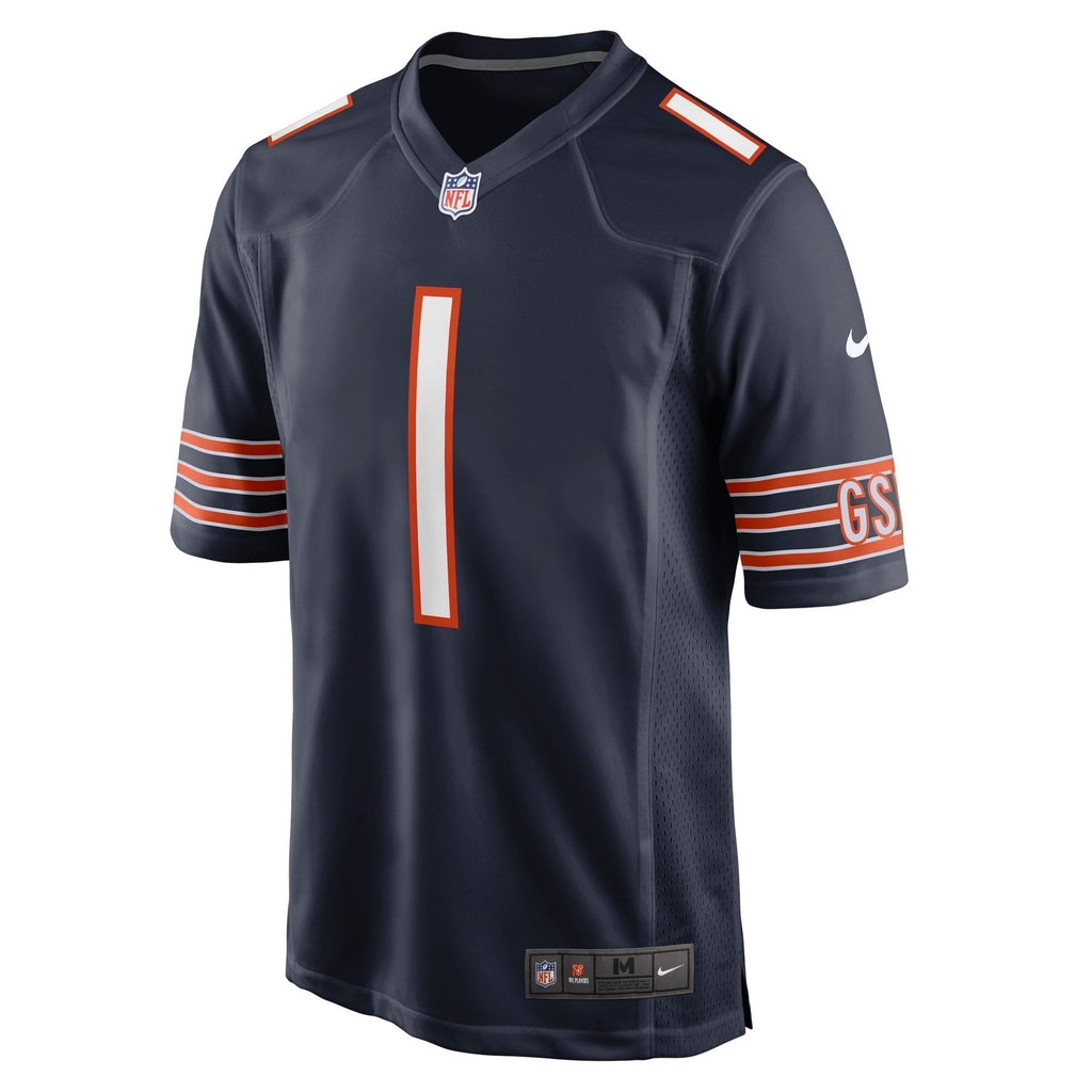 Number 1 Dad Chicago Bears  Game Jersey - Navy