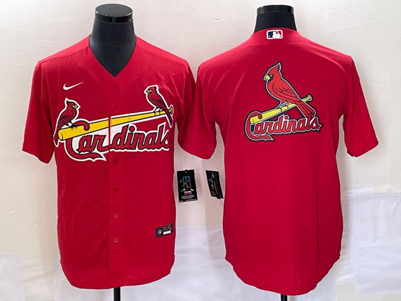 Men's St. Louis Cardinals Red Alternate Replica Team Jersey1