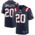 Gino Cappelletti New England Patriots  Game Retired   Jersey - Navy