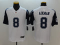 Men's Dallas Cowboys Troy Aikman #8 White Game Player Jersey1
