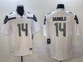 Men's Seattle Seahawks Sam Darnold #14 White Game Player Jersey
