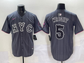 Men's New York Mets David Wright #5 Gray City Connect Limited Player Jersey