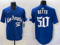 Men's Los Angeles Dodgers Mookie Betts #50 Royal Alternate Game Jersey