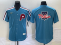 Men's Philadelphia Phillies Blue Replica Team Jersey1