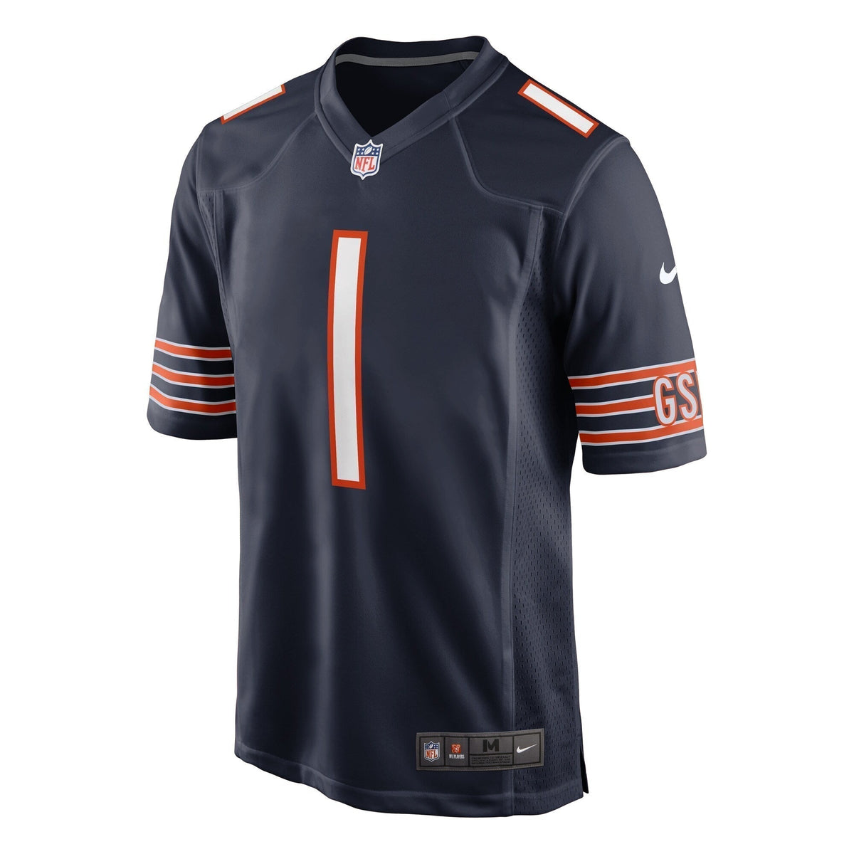 Justin Fields Chicago Bears  Game Jersey - Navy