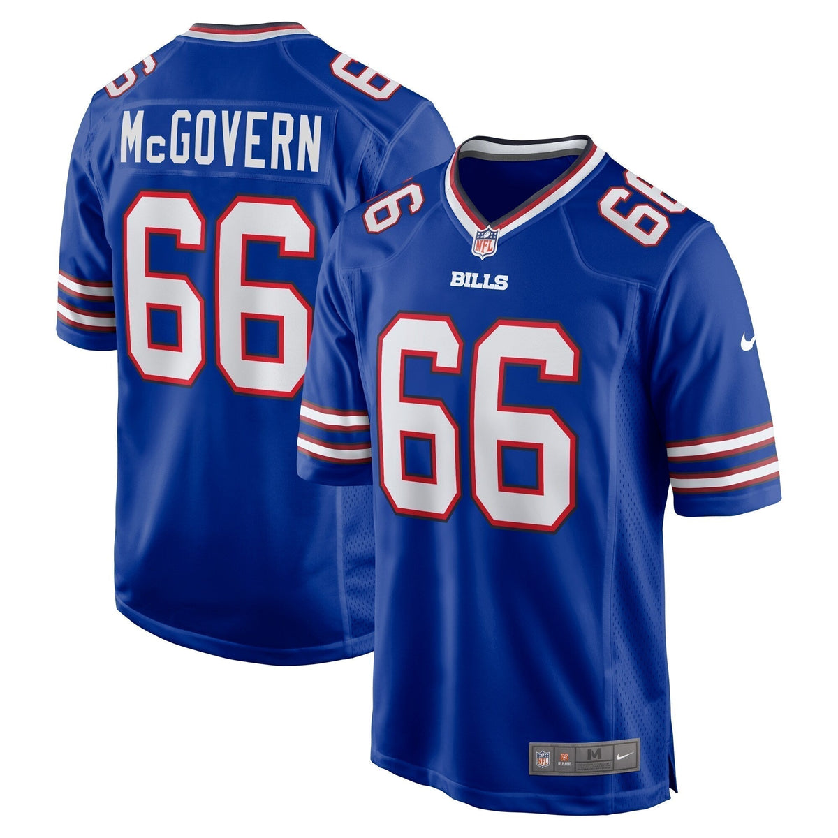 Connor McGovern Buffalo Bills  Game   Jersey - Royal