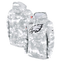 Men's Philadelphia Eagles Arctic Camo 2024 Salute to Service Club Fleece Pullover Hoodie1