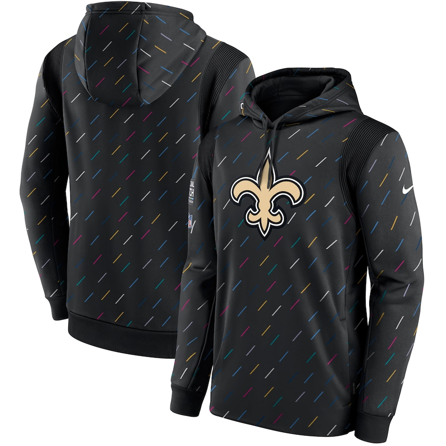 Men's New Orleans Saints  2021 Salute to Service Hoodie1 Black