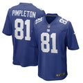 Kalil Pimpleton New York Giants  Game   Jersey - Royal