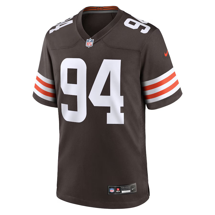 Men's Cleveland Browns Mason Graham  Brown 2025  Draft First Round Pick Game Jersey