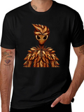Leaf Alien Graphic Tee - Unique Design