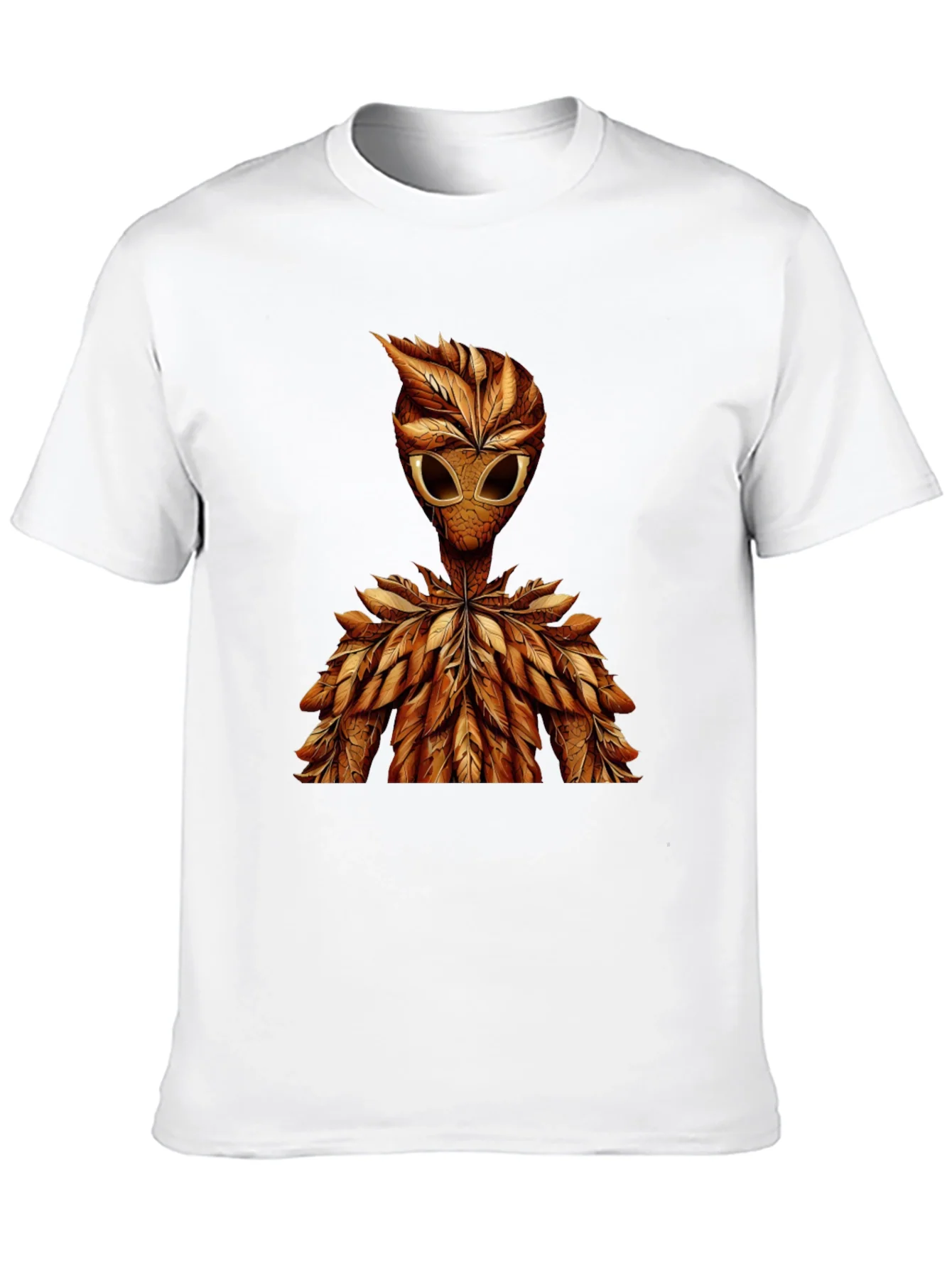 Leaf Alien Graphic Tee - Unique Design