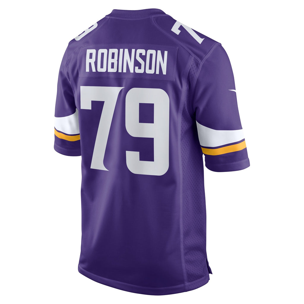 Tyrese Robinson Minnesota Vikings  Team Game Jersey -  Purple