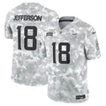 Justin Jefferson Minnesota Vikings Salute To Service 2024 Jersey