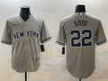 Men's New York Yankees Juan Soto #22 Gray Game Player Jersey