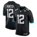 Men's Jacksonville Jaguars Travis Hunter  Black 2025  Draft First Round Pick Alternate Game Player Jersey