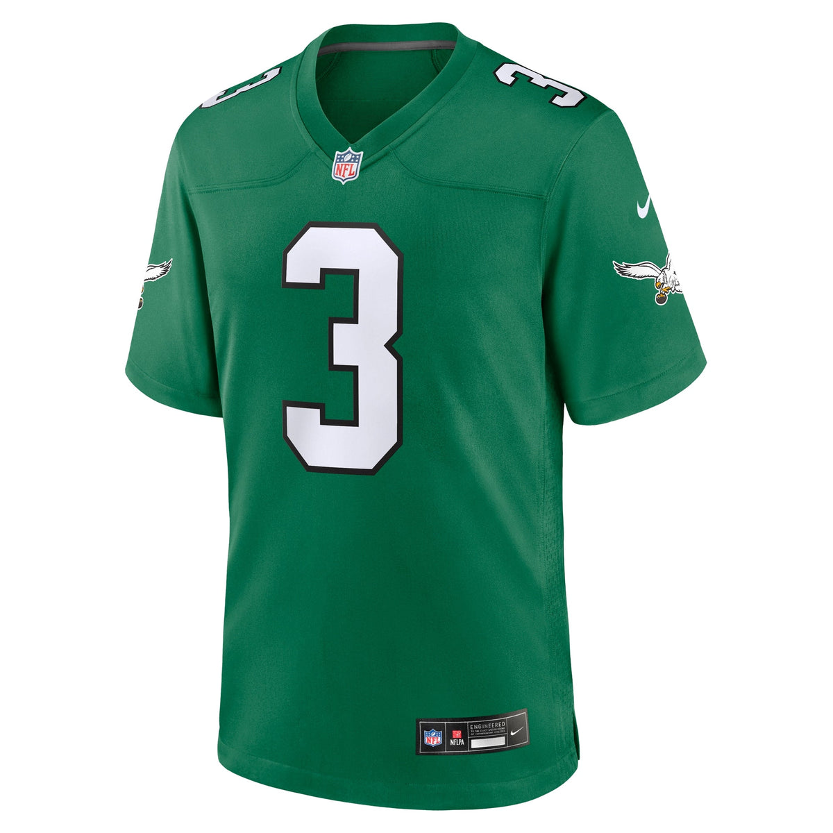 Nolan Smith Philadelphia Eagles  Alternate Game Jersey - Kelly Green