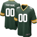 Custom1 Green Bay Packers Green Limited Jersey1 Stitched American Football Jerseys