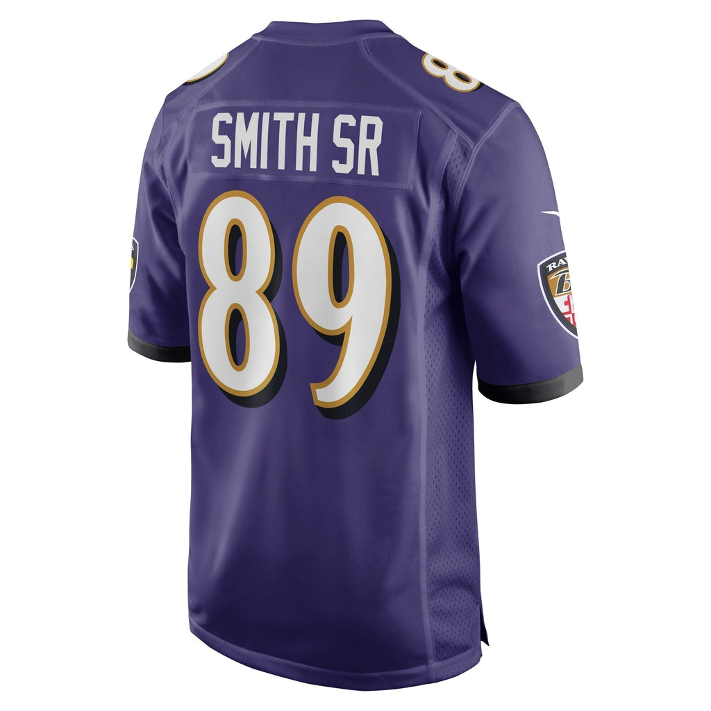 Steve Smith Sr. Baltimore Ravens  Retired   Game Jersey - Purple