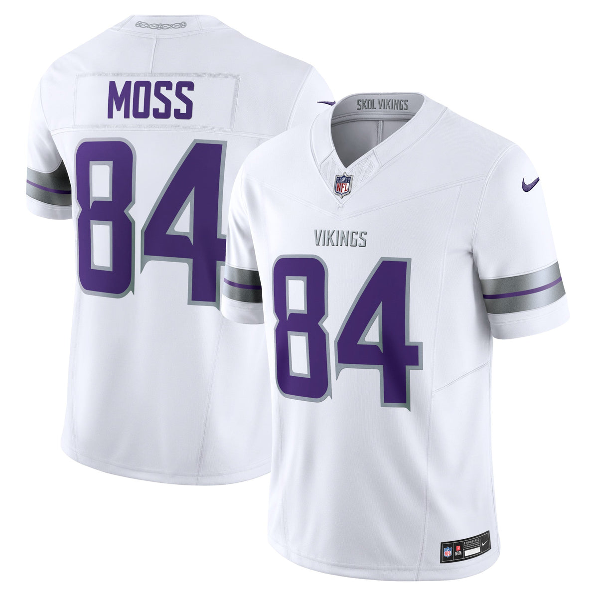Randy Moss Minnesota Vikings  Alternate Vapor F.U.S.E. Retired   Limited Jersey - White