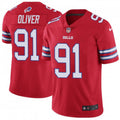 Men's Buffalo Bills #91 Ed Oliver Red Vapor Untouchable Limited Stitched  Jersey