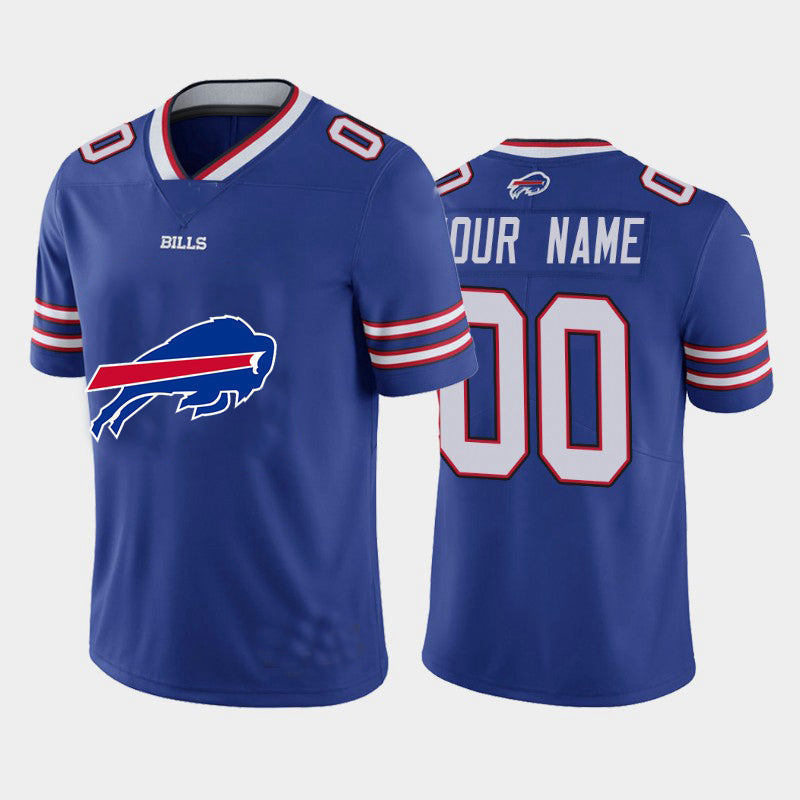Custom1 Buffalo Bills Royal Team Big Logo Vapor Untouchable Limited Jersey1 Stitched Jersey1 Football Jerseys