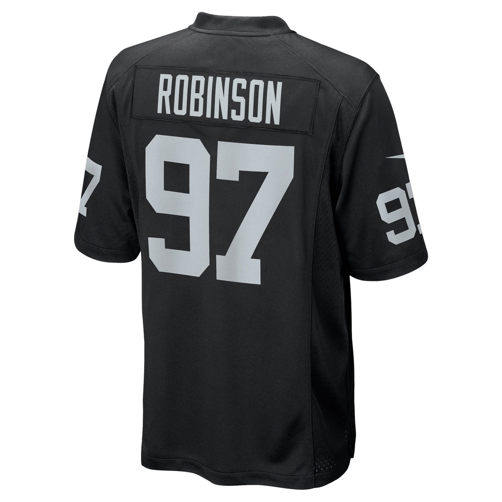 Janarius Robinson Las Vegas Raiders  Team Game Jersey -  Black
