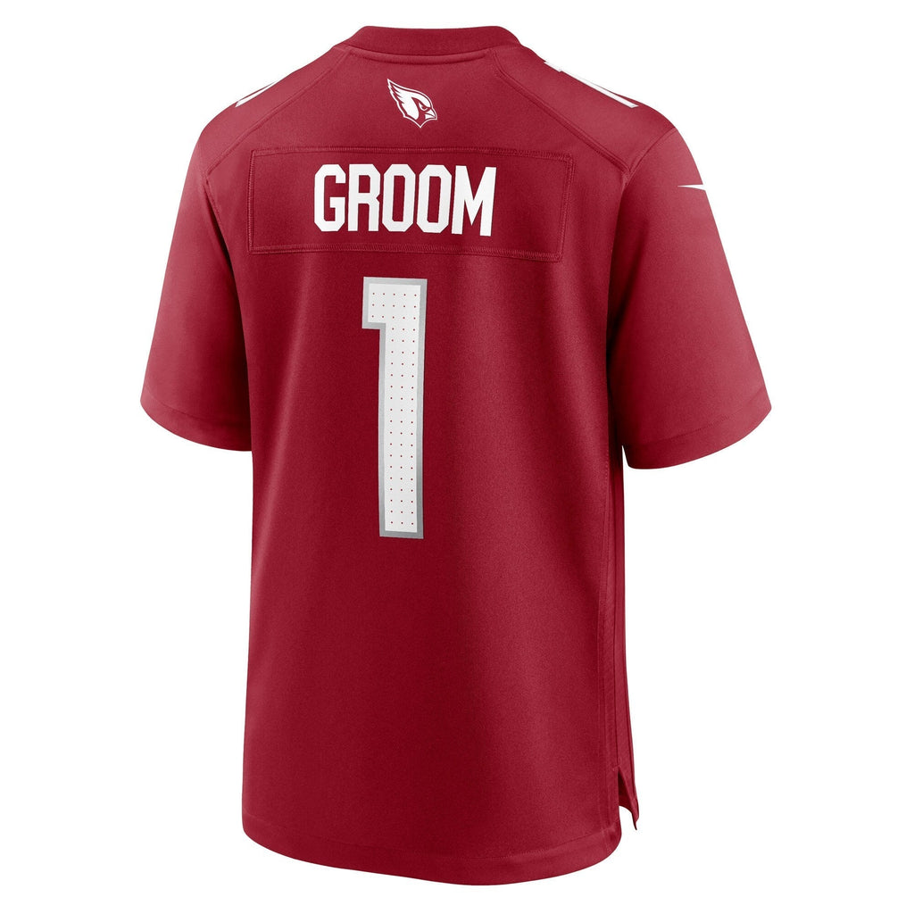 Number 1 Groom Arizona Cardinals  Game Jersey - Cardinal