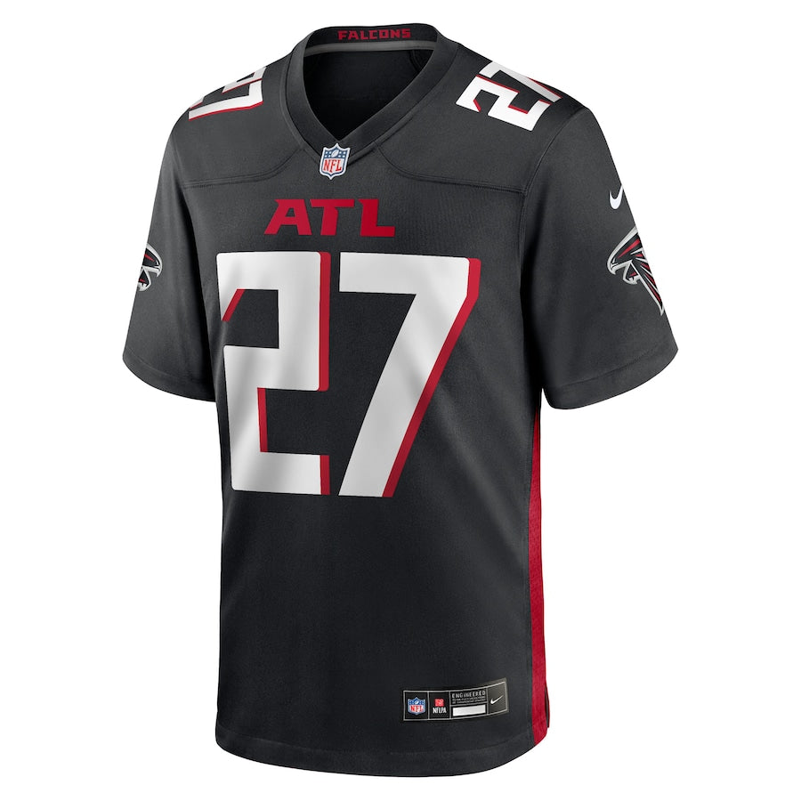 Men's Atlanta Falcons James Pearce Jr.  Black 2025  Draft First Round Pick Game Player Jersey
