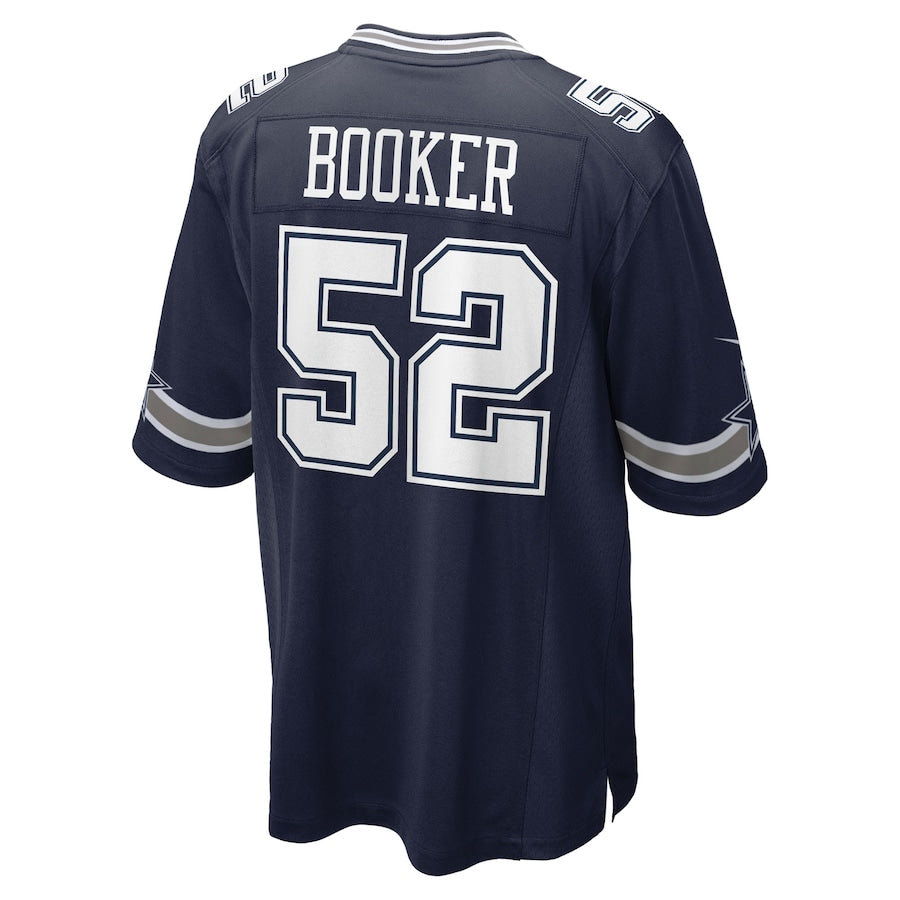 Men's Dallas Cowboys Tyler Booker  Navy 2025  Draft First Round Pick Game Jersey