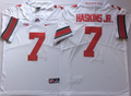 Men's Ohio State Buckeyes Dwayne Haskins #7 White Player Game Jersey