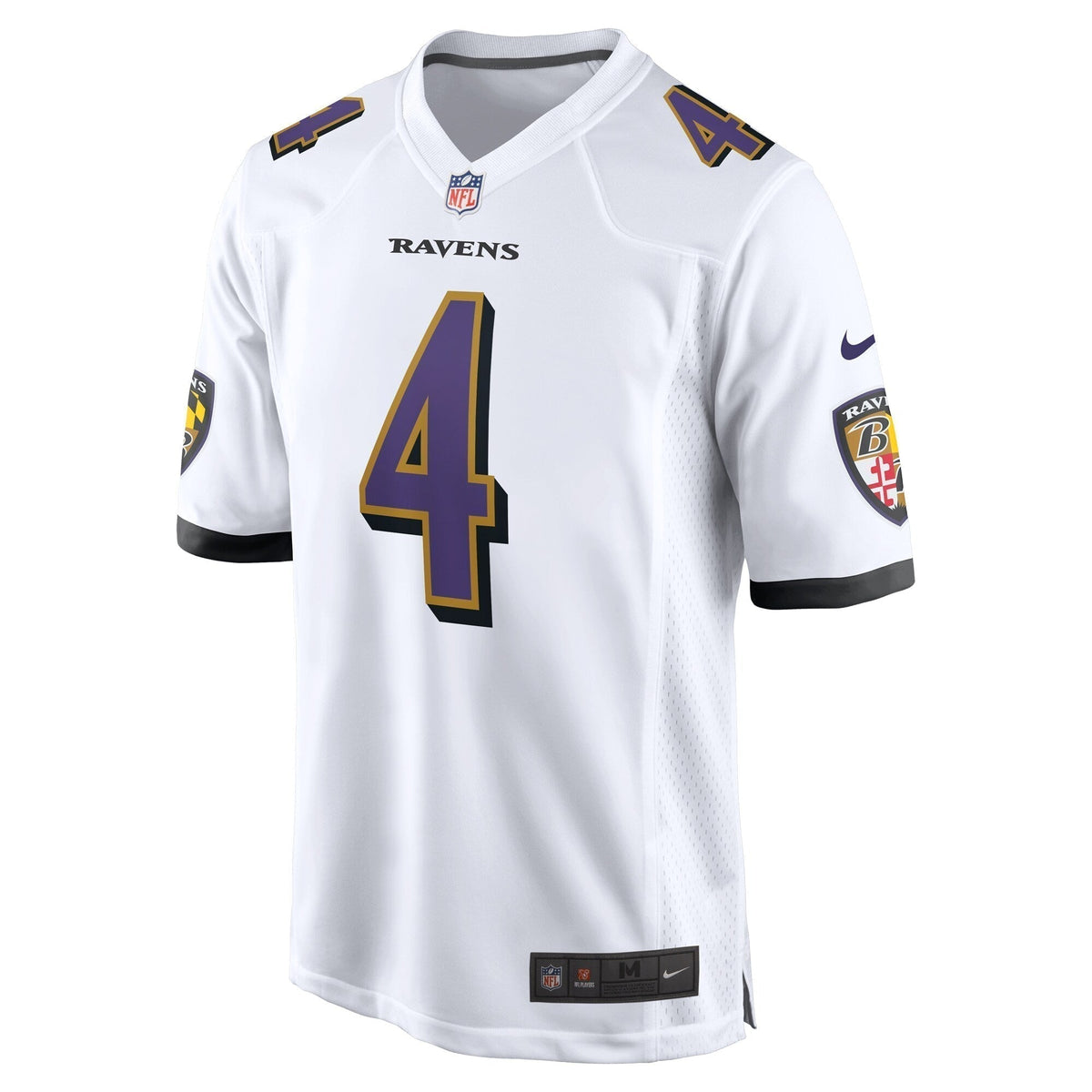 Zay Flowers Baltimore Ravens   Game Jersey -  White