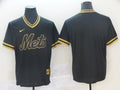 Men's New York Mets Black Replica Blank Jersey1