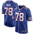 Bruce Smith Buffalo Bills  Game Retired   Jersey - Royal