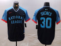 Men's National League Paul Skenes #30 Navy 2024  All-Star Game Limited Player Jersey1