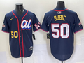 Men's American League Kris Bubic #50 Navy 2025 All-Star Edition Limited Player Jersey