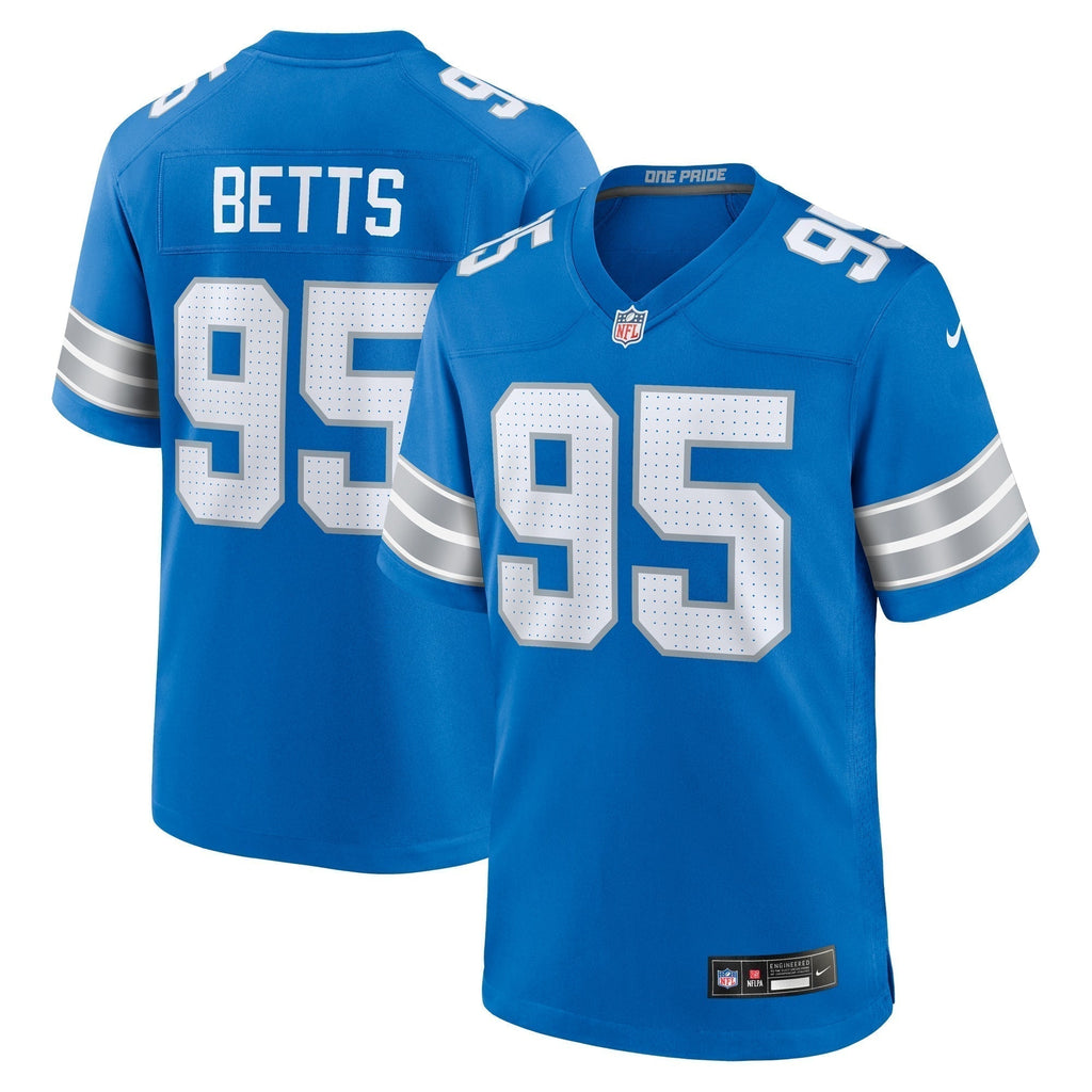 Mathieu Betts Detroit Lions  Game Jersey -  Blue