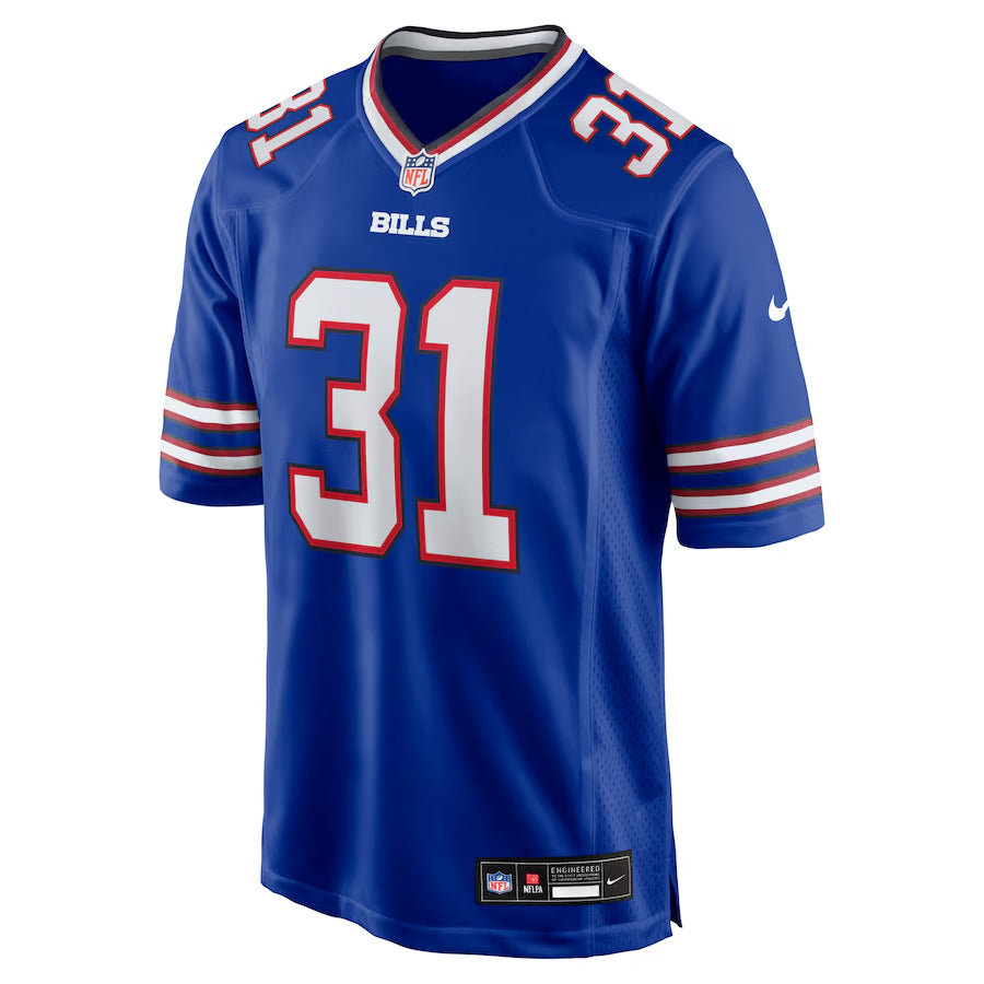 Men's Buffalo Bills Maxwell Hairston  Royal 2025  Draft First Round Pick Game Jersey