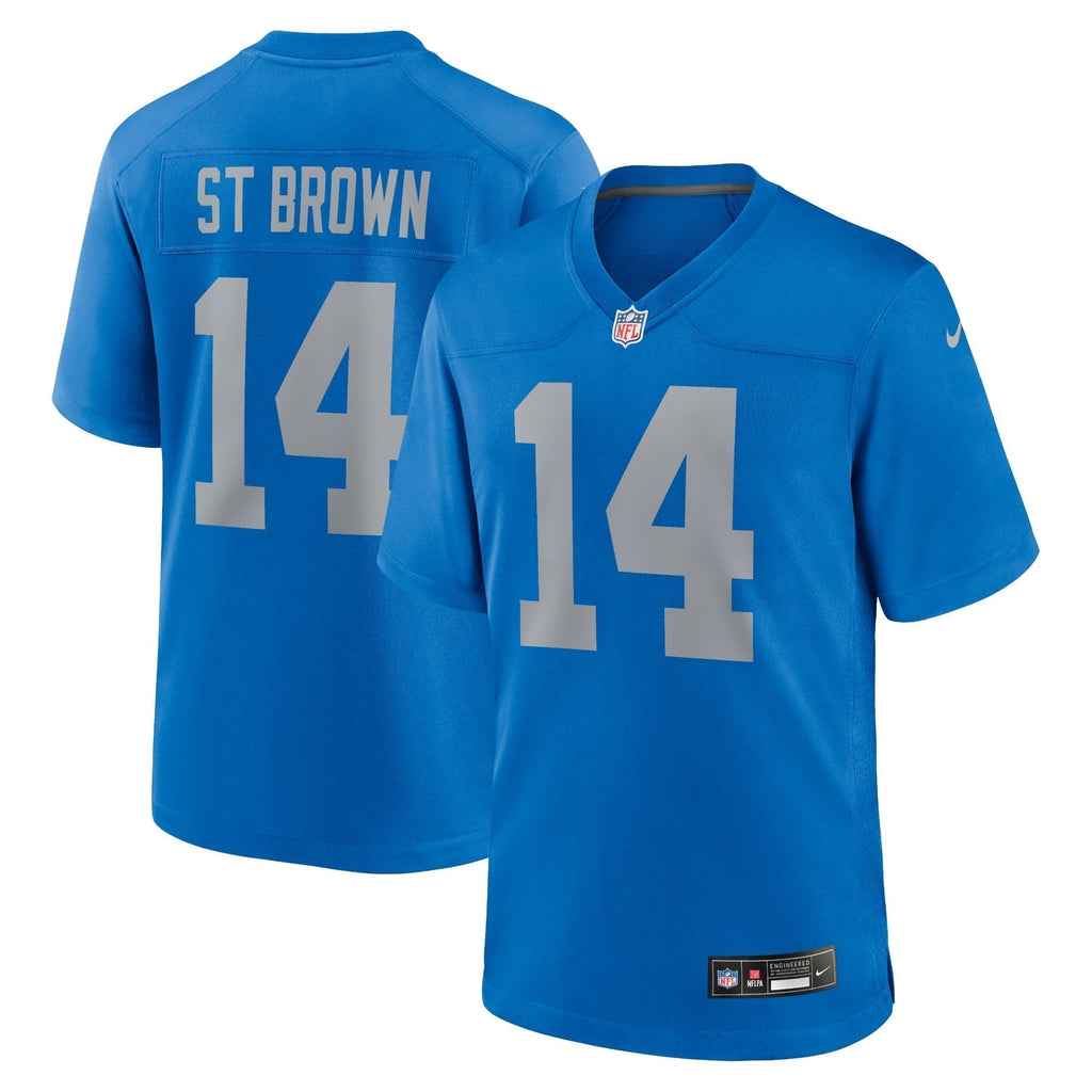 Amon-Ra St. Brown Detroit Lions  Alternate Game Jersey -  Blue