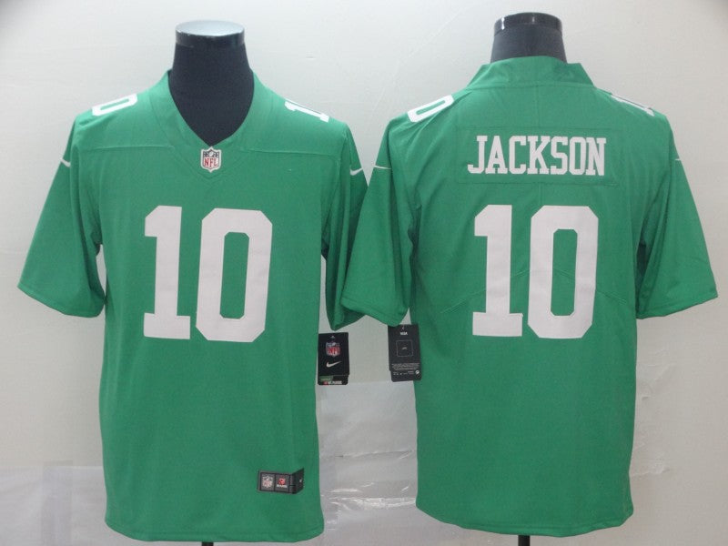 Men's Philadelphia Eagles Desean Jackson #10 Green Game Jersey1