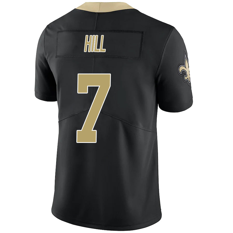 #7 Taysom Hill Player NO.Saints Black Vapor F.U.S.E. Limited  Football Jerseys