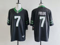 Men's New York Jets Justin Fields Jersey-Black