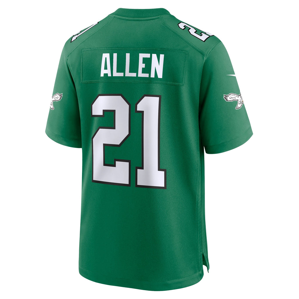 Eric Allen Philadelphia Eagles  Alternate Game Jersey - Kelly Green