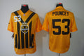 Men's Pittsburgh Steelers Maurkice Pouncey #53 Gold Game Jersey1