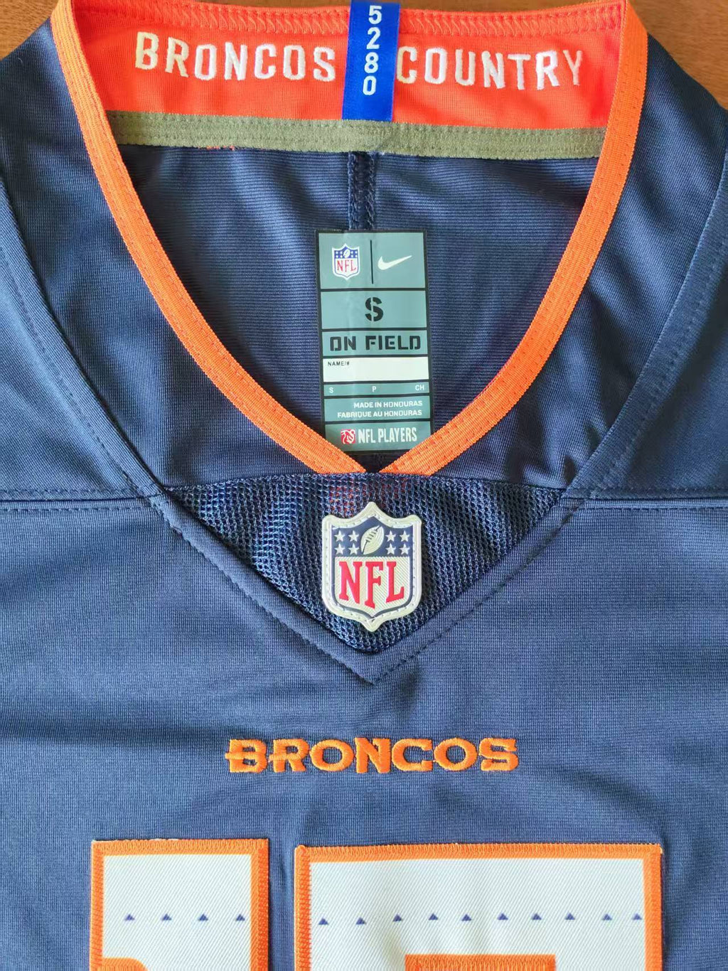 Men's Denver Broncos Nik Bonitto Jersey-Blue