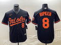 Men's Baltimore Orioles Cal Ripken Jr. #8 Black Replica Baseball Jersey