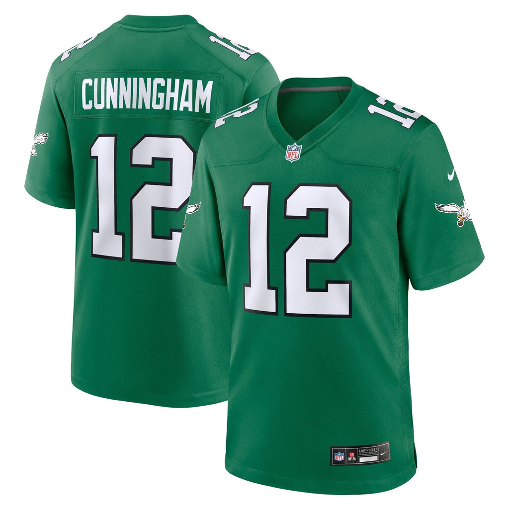 Randall Cunningham Philadelphia Eagles  Alternate Retired   Game Jersey - Kelly Green