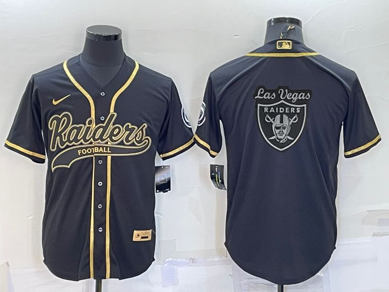 Men's Las Vegas Raiders Black Player Jersey1