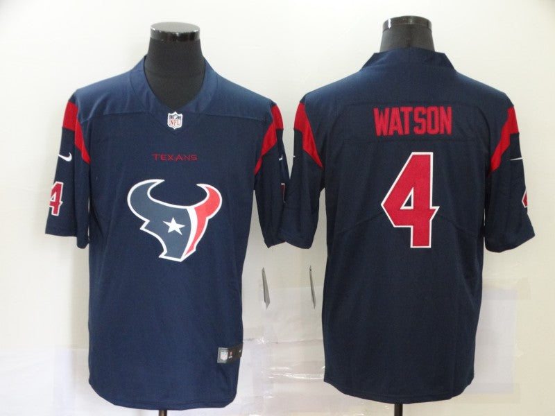 Men's Houston Texans Deshaun Watson #4 Navy Player Game Jersey1