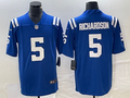 Men's Indianapolis Colts Anthony Richardson #5 Royal 2023  Draft First Round Pick Game Jersey1